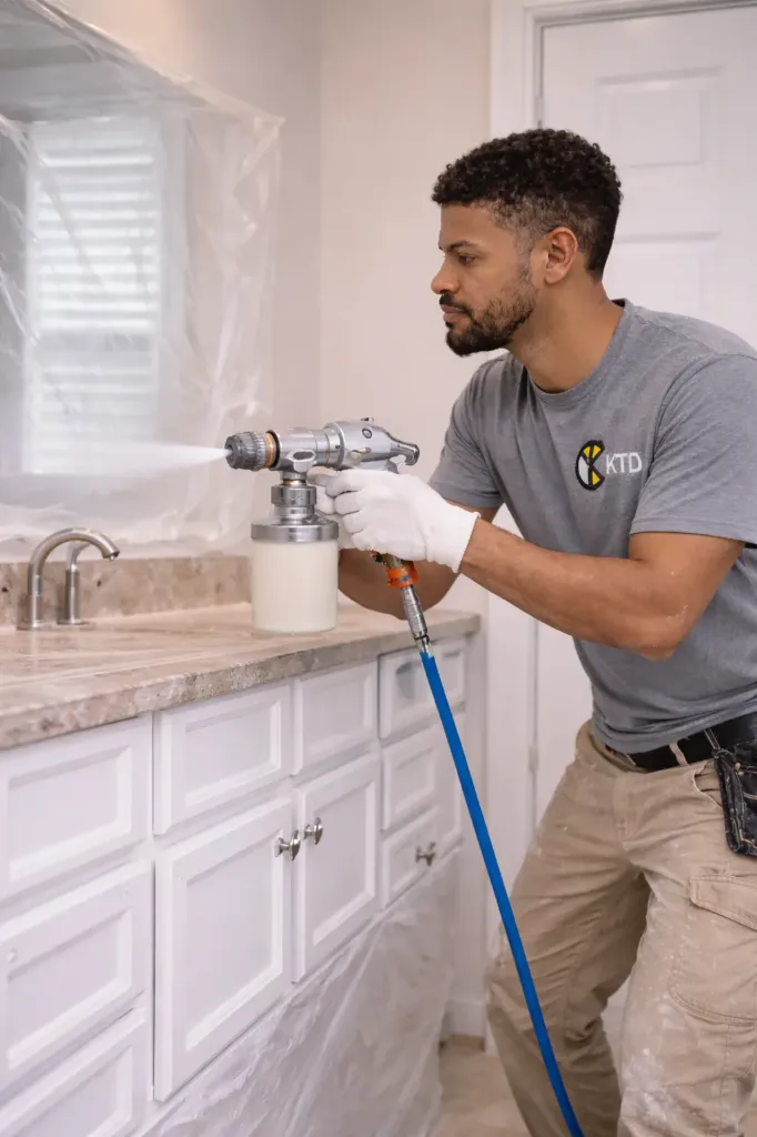 Painting Refinishing (Kitchen Cabinets)